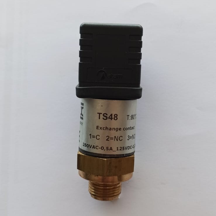 TERMOSTATO FOX TS48.2 80 CONMUTADO BIMETALICO 3/8" 80ºC