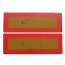 PLACA SE?ALIZACIÓN VEHÍCULO LARGO A99-9001-002 (2 Pzas)