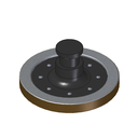 OMS (HAACON) KP 2108-A KING PIN 2" + PLATO PLACA 8 mm