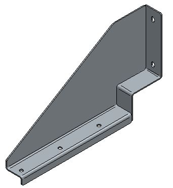 SOPORTE IZQDO DEPÓSITO DE AGUA CÓNICO PARA SALVACICLISTAS (copia)