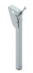 [009-001-044] DPL2 - ADAICO 1702068 SOPORTE VERTICAL ANTIEMPOTRAMIENTO (SALVA CICLISTAS) ACERO CINCADO C/PASADOR 700 mm